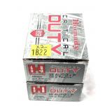 x2- Boxes of .45 Auto +P 220-grain Hornady