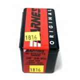 Box of .348 WIN. (.348") 220-grain FNSP Barnes