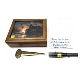 Lot: Terry Redlin Box, MAD goose call and Ducks