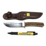 J. A. Henckels German stag handle knife, 600-