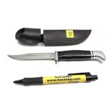 Buck 102 knife with leather sheath