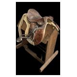 Early Leather English Style Saddle