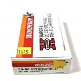 Box of .30-06 Springfield 180-grain Silvertip