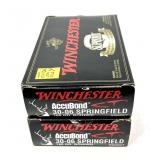 x2- Boxes of .30-06 Springfield 180-grain bonded