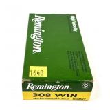 Box of .308 WIN. 180-grain HP Boattail