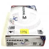 Box of .308 WIN. 180-grain SP Federal