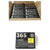 x10- Boxes of 9mm Luger 115-grain JHP SIG 365