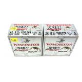 x2- Boxes of 12 Ga. 2.75" No. 4 Winchester Steel