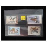 Lot, U.S. RW: RW 29 mint disturbed gum, RW 454 MNH