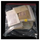 Lot, about 220 glassines of 1930