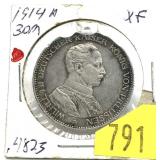 1914 German 3 marks