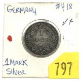 1903 German 1 mark