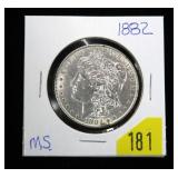 1882 Morgan dollar, MS