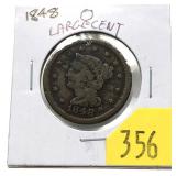 1848 U.S. Large cent