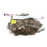 Lot, wheat cents, 184 pcs.