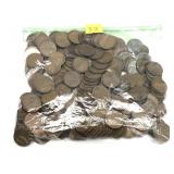 Lot, wheat cents, 285 pcs.