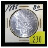 1885 Morgan dollar, BU