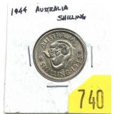 1944 Australia shilling