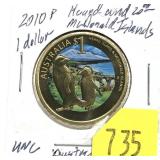 2010 $1 Australian coin