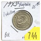 1943-S Australia 1 shilling