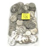 x89- Dimes, 90% silver -x89 dimes - Sold by the