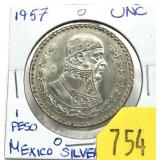 1957 Mexican peso