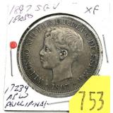 1897 Philippines 1 peso