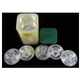 x20- 1989-S Uncirculated American Silver Eagles,