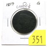 1819 U.S. Large cent