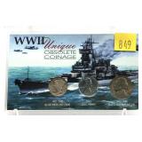 WWII coin set with silver