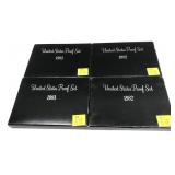 x4- Proof sets: 1981, 3-1982- x4 sets -Sold by