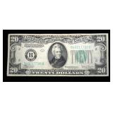 $20 Federal Reserve note series of 1934A