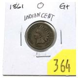 1861 Indian Head cent