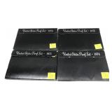 x4- Proof sets: 1973, 1974, 2-1975- x4 sets -