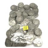 x116-Half dollars, 90% silver -x116 half dollars -