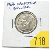 1954 Venezuela 1 bolivar