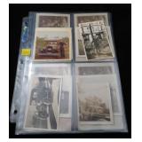 Lot, 23 early black & white photos w/ cars, trucks