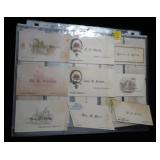 Lot, 34 Calling Cards & 7 Skidmore Shoe Store