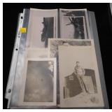 Lot, 23 black & white photos military men, Air