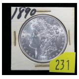 1890 Morgan dollar, BU