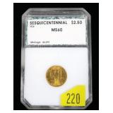 1926 $2.50 Gold Sesquicentennial PCI slab