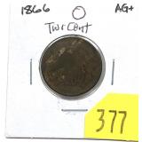 1866 2-cent piece