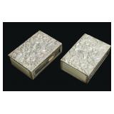 Lot, S. Kirk & Son sterling silver match holders,