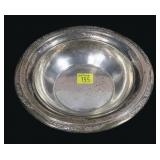 Sterling bowl "Courtship", 6.25" D., 2.27 T. oz.