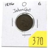 1876 Indian Head cent