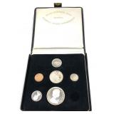 Partial 1967 Canadian Mint set, silver