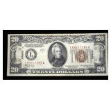 $20 Federal Reserve note series of 1934A Hawaii