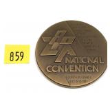 Israel convention token medal