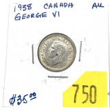 1938 Canadian 10-cents