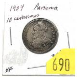 1904 Panama 10-cents
